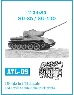 Tracks for T 34 / 85 Waffelmuster, 1/35 - Friulmodel ATL-009
