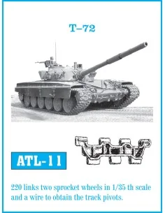 Tracks for T 72, 1/35 - Friulmodel ATL-011