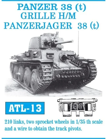 Tracks for Pz 38 (t), 1/35 - Friulmodel ATL-013