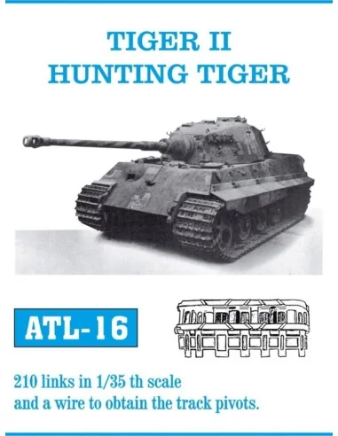 Tracks for Tiger II, 1/35 - Friulmodel ATL-016