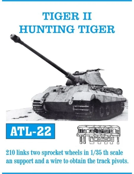 Tracks for Tiger II / Jagdtiger, 1/35 - Friulmodel ATL-022