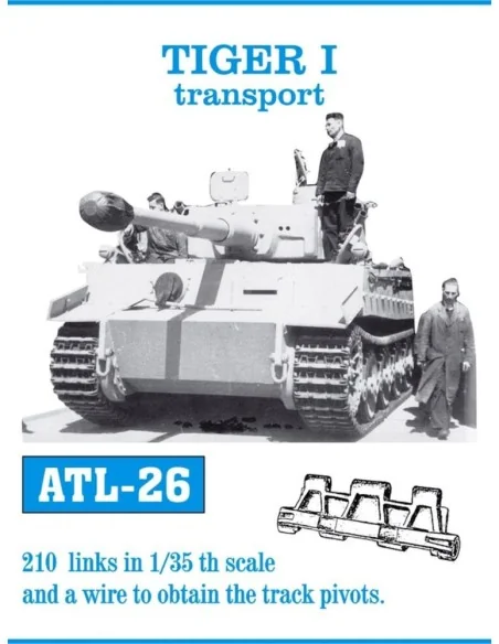 Tracks for Tiger I Transport, 1/35 - Friulmodel ATL-026