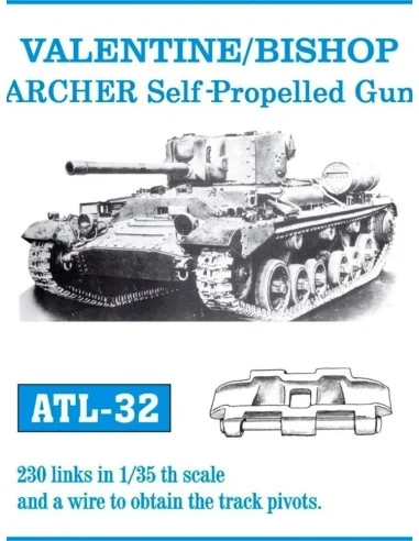 Tracks for Valentine / Bishop, 1/35 - Friulmodel ATL-032