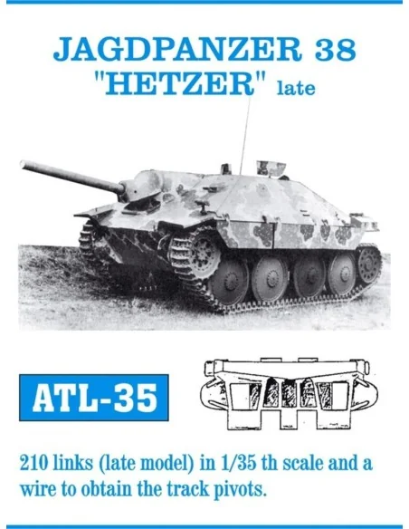 Tracks for Jagdpanzer Hetzer, 1/35 - Friulmodel ATL-035