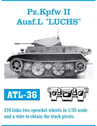 Tracks for Pz.II Ausf.L Luchs, 1/35 - Friulmodel ATL-036