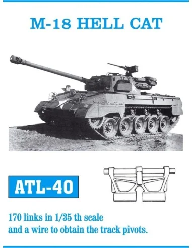 Tracks for M-18 Hellcat, 1/35 - Friulmodel ATL-040