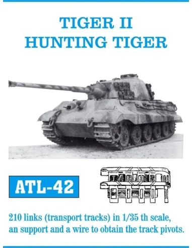 Tracks for Tiger II Hunting Tiger. Transport Track, 1/35 - Friulmod...