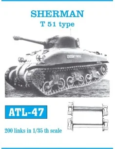 Tracks for Sherman T 51 Type, 1/35 - Friulmodel ATL-047