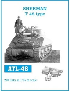 Tracks for Sherman T 48 Type, 1/35 - Friulmodel ATL-048
