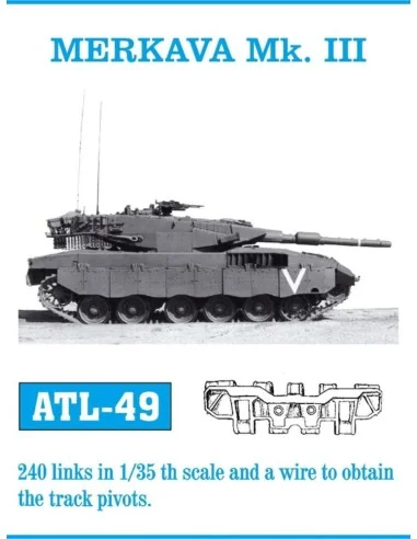 Tracks for Merkava Mk.III, 1/35 - Friulmodel ATL-049