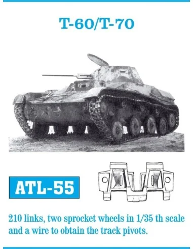 Tracks for T-60/ T-70, 1/35 - Friulmodel ATL-055