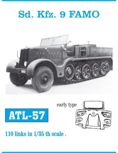 Tracks for Sd.Kfz.9 FAMO. early., 1/35 - Friulmodel ATL-057