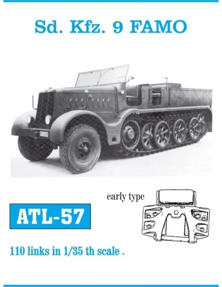 Tracks for Sd.Kfz.9 FAMO. early., 1/35 - Friulmodel ATL-057