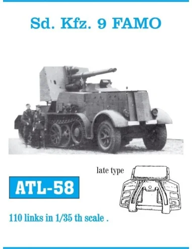 Tracks for Sd.Kfz.9 FAMO. late., 1/35 - Friulmodel ATL-058