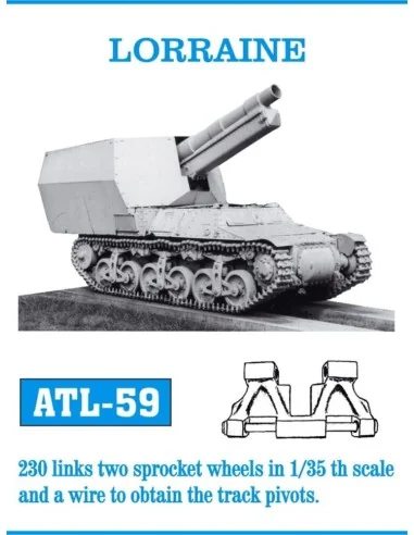 Tracks for Lorraine, 1/35 - Friulmodel ATL-059