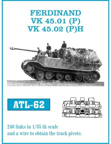 Tracks for Ferdinand, 1/35 - Friulmodel ATL-062