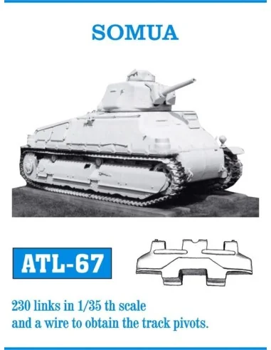 Tracks for Somua, 1/35 - Friulmodel ATL-067