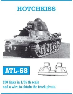 Tracks for Hotchkiss, 1/35 - Friulmodel ATL-068