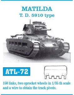 Tracks for Matilda T.D-5910 Type, 1/35 - Friulmodel ATL-072
