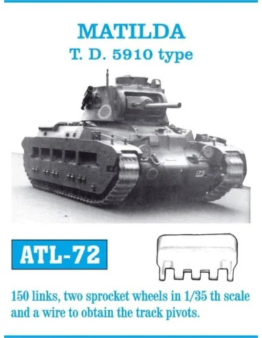 Tracks for Matilda T.D-5910 Type, 1/35 - Friulmodel ATL-072