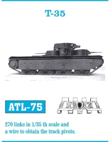Tracks for T-35, 1/35 - Friulmodel ATL-075