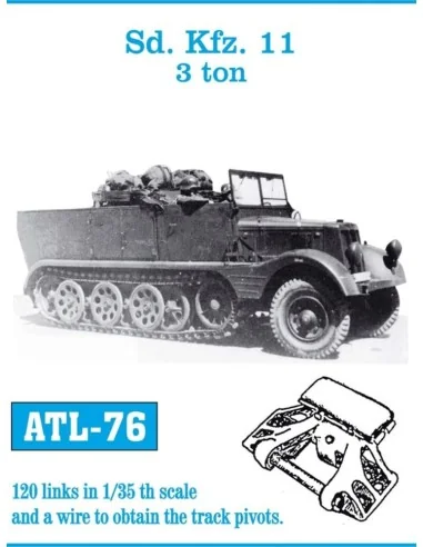 Tracks for Sd.Kfz 11 3-ton, 1/35 - Friulmodel ATL-076