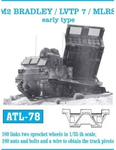 Tracks for M2 Bradley/ LVTP 7/MLRS früh, 1/35 - Friulmodel ATL-078