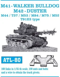 Tracks for M41 Walker Bulldog. M42 Duster. M44/ T37/ M53/ M84/ M75/...