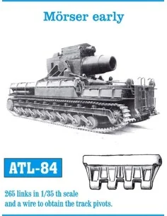 Tracks for Mörser frühe Version, 1/35 - Friulmodel ATL-084