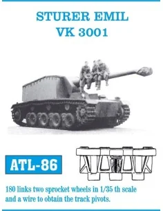 Tracks for Sturer Emil, 1/35 - Friulmodel ATL-086