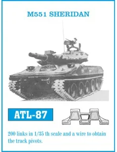 Tracks for M551 Sheridan, 1/35 - Friulmodel ATL-087