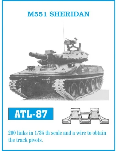 Tracks for M551 Sheridan, 1/35 - Friulmodel ATL-087