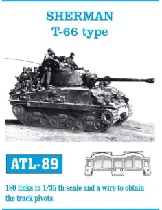 Tracks for Sherman T-66 type, 1/35 - Friulmodel ATL-089