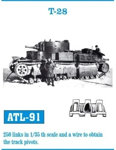Tracks for T-28, 1/35 - Friulmodel ATL-091
