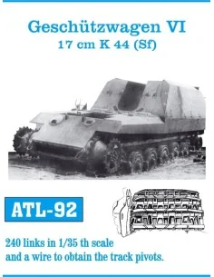 Tracks for Geschützwagen VI 17cm K44 (Sf), 1/35 - Friulmodel ATL-092