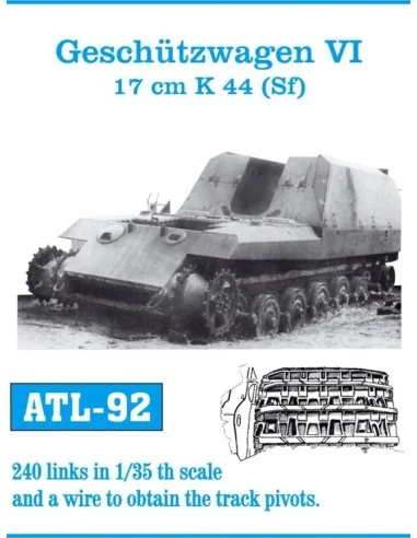 Tracks for Geschützwagen VI 17cm K44 (Sf), 1/35 - Friulmodel ATL-092