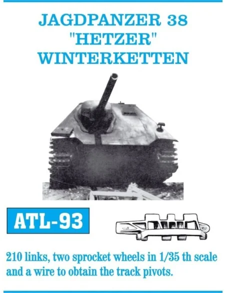 Tracks for Jagdpanzer 38 Hetzer Winterketten Winterketten, 1/35 - F...