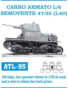 Tracks for CARRO ARMATO L/6 SEMOVENTE 47/32 L40, 1/35 - Friulmodel ...