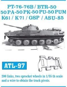 Tracks for PT-76/GSZP-55 BTR-50/BTR-50PU, 1/35 - Friulmodel ATL-097