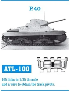 Tracks for P.40 Einzelkettenglieder, 1/35 - Friulmodel ATL-100