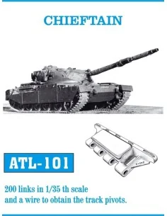 Tracks for Chieftain Einzelkettenglieder, 1/35 - Friulmodel ATL-101