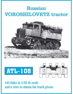 Tracks for Russian Voroshilovetz tractor, 1/35 - Friulmodel ATL-108