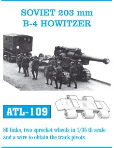Tracks for Soviet 203mm B-4 Howitzer, 1/35 - Friulmodel ATL-109