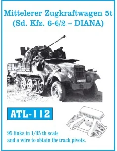 Tracks for Mitt. Zugkraftwagen 5t (Sd.Kfz.6-6/2-D.), 1/35 - Friulmo...