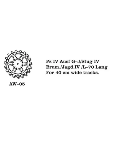 Tracks for Pz IV (G-J) / Stug IV Jagdpanzer IV / Brummb Jagdpanzer ...