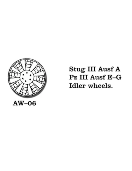 Tracks for Leitrad Pz III (E-G) / Stug III (A-B)., 1/35 - Friulmode...