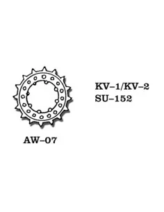 Tracks for KV I / II, 1/35 - Friulmodel AW-07