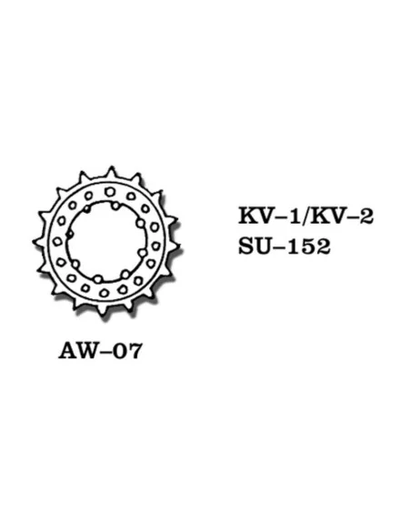 Tracks for KV I / II, 1/35 - Friulmodel AW-07