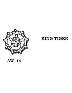 Tracks for Tiger II, 1/35 - Friulmodel AW-14