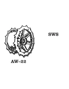 Tracks for sWS, 1/35 - Friulmodel AW-22